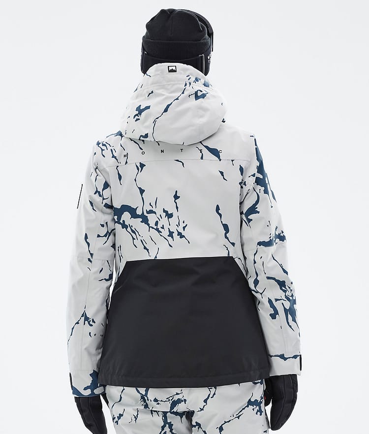 Moss W Snowboardjakke Dame Ice/Black