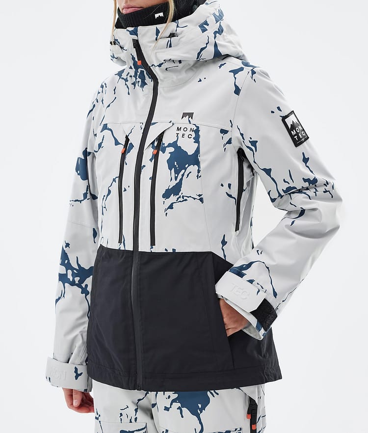 Moss W Veste de Ski Femme Ice/Black