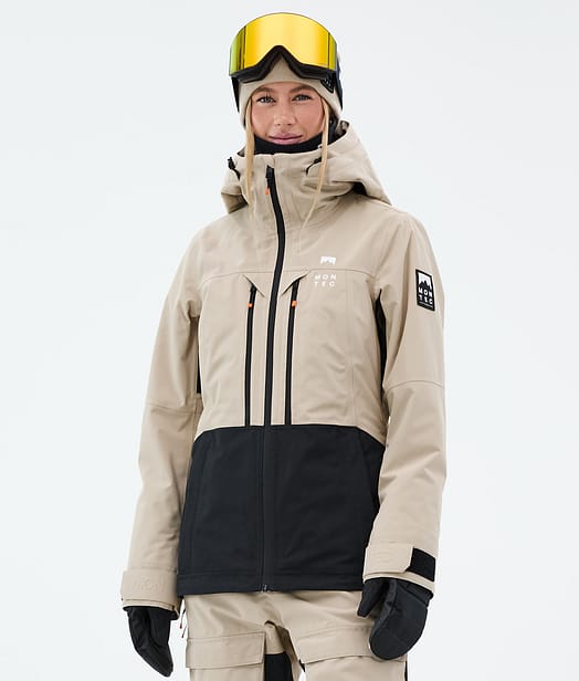 Moss W Snowboard Jacket Women Sand/Black
