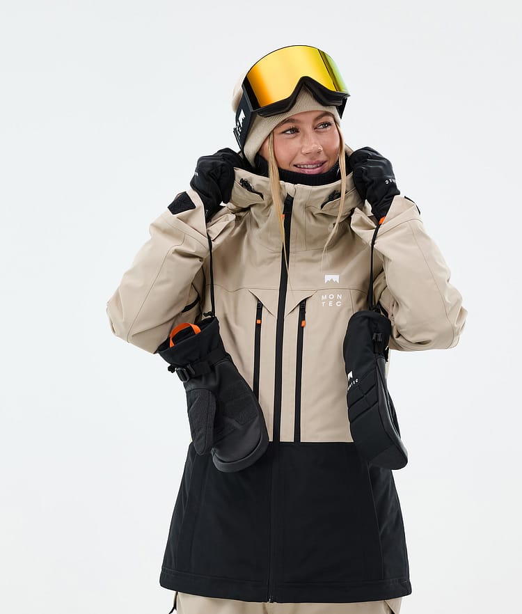 Moss W Ski Jacket Women Sand/Black, Image 2 of 10