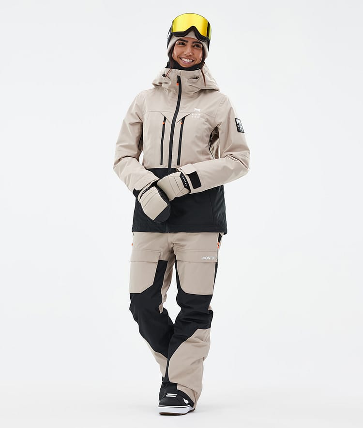 Moss W Snowboard Jacket Women Sand/Black Renewed, Image 2 of 9