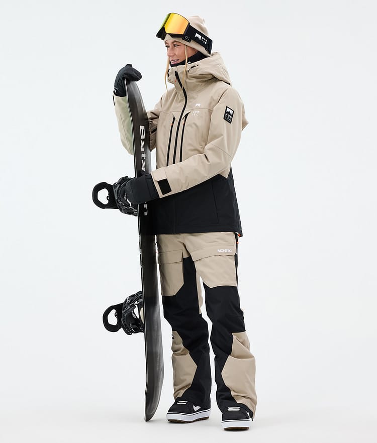Moss W Snowboard Jacket Women Sand/Black, Image 3 of 10