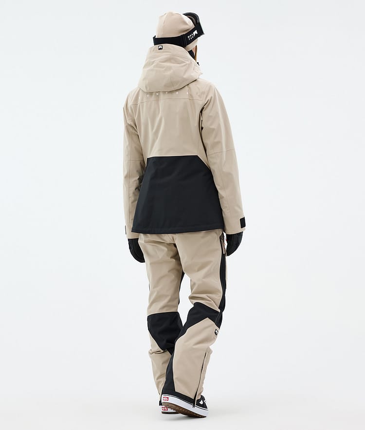 Moss W Snowboard Jacket Women Sand/Black, Image 5 of 10