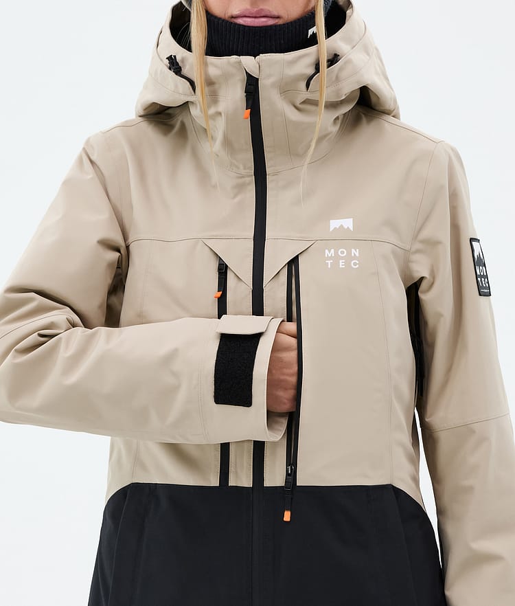 Moss W Ski Jacket Women Sand/Black, Image 9 of 10