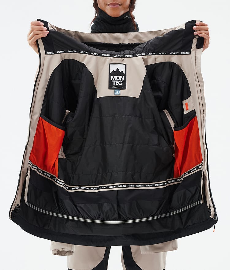 Moss W Snowboard Jacket Women Sand/Black Renewed, Image 9 of 9