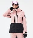 Moss W Skijacke Damen Soft Pink/Black
