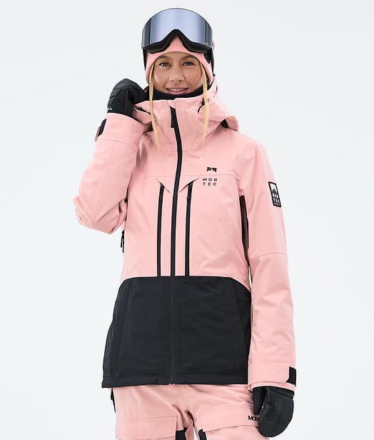 Moss W Ski Jacket Women Soft Pink/Black