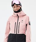 Moss W Chaqueta Snowboard Mujer Soft Pink/Black