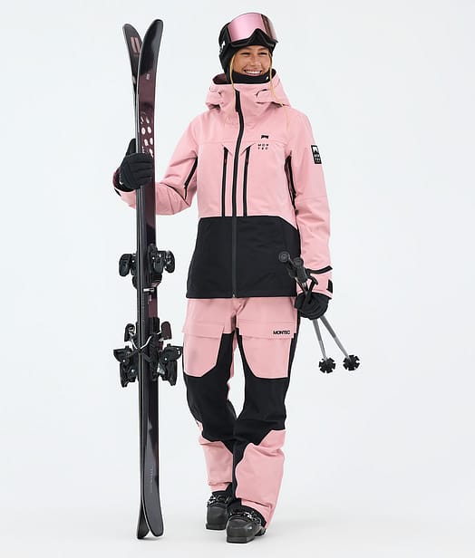 Moss W Ski Outfit Soft Pink/Black