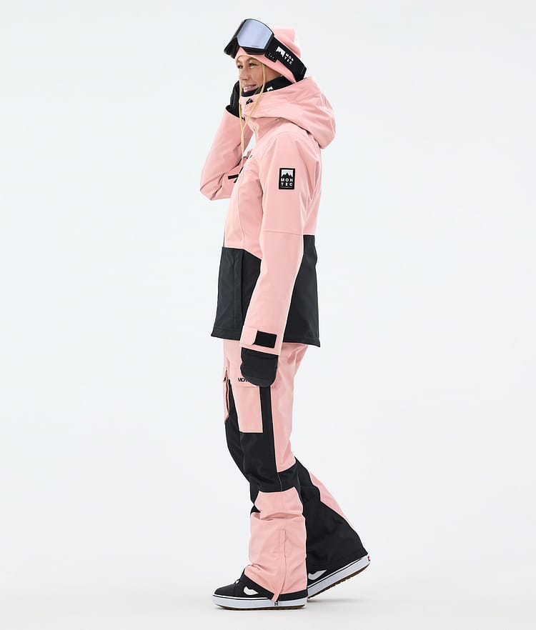 Moss W Veste Snowboard Femme Soft Pink/Black Renewed, Image 4 sur 10