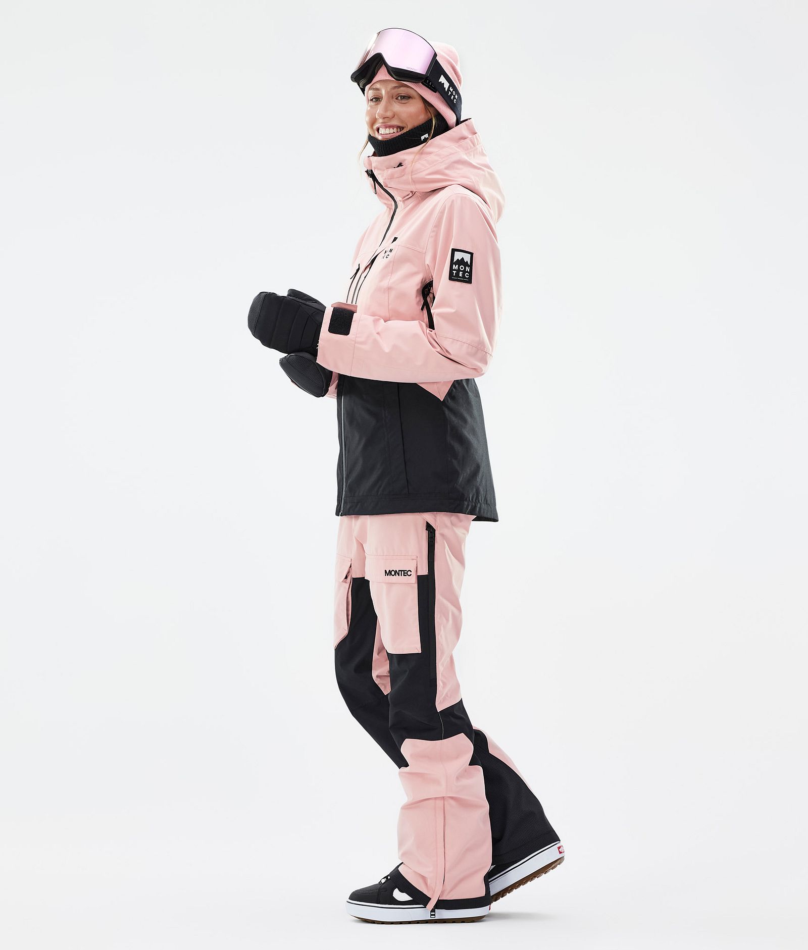 Moss W Snowboard Jacket Women Soft Pink/Black Renewed, Image 4 of 10