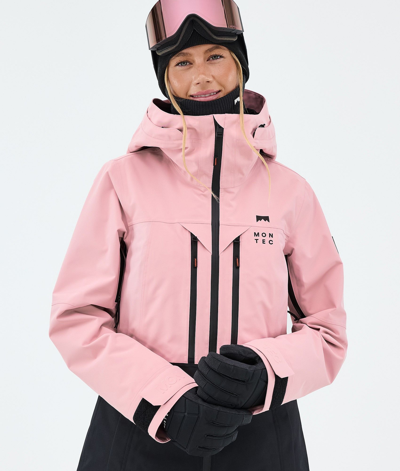 Montec Moss W スキージャケット レディース Soft Pink/Black - ピンク
