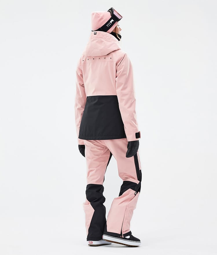 Moss W Snowboardjakke Dame Soft Pink/Black