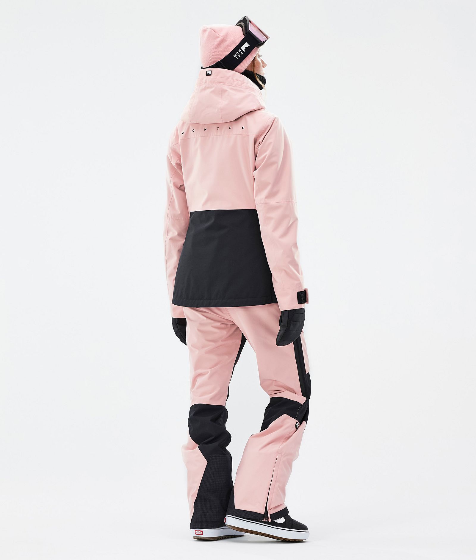 Moss W Snowboardjacke Damen Soft Pink/Black