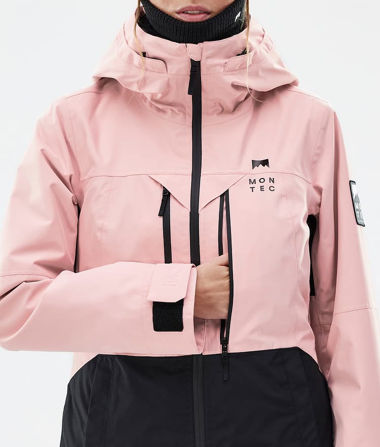 Moss W Manteau Ski Femme Soft Pink/Black