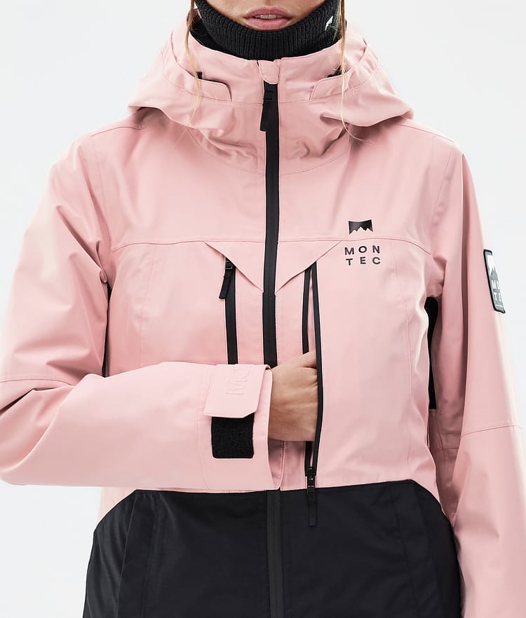 Moss W Veste Snowboard Femme Soft Pink/Black, Image 9 sur 10