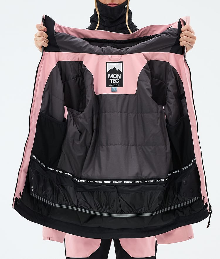 Moss W Snowboard Jacket Women Soft Pink/Black, Image 9 of 9