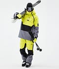 Fawk Ski Pants Men Bright Yellow/Black/Light Pearl