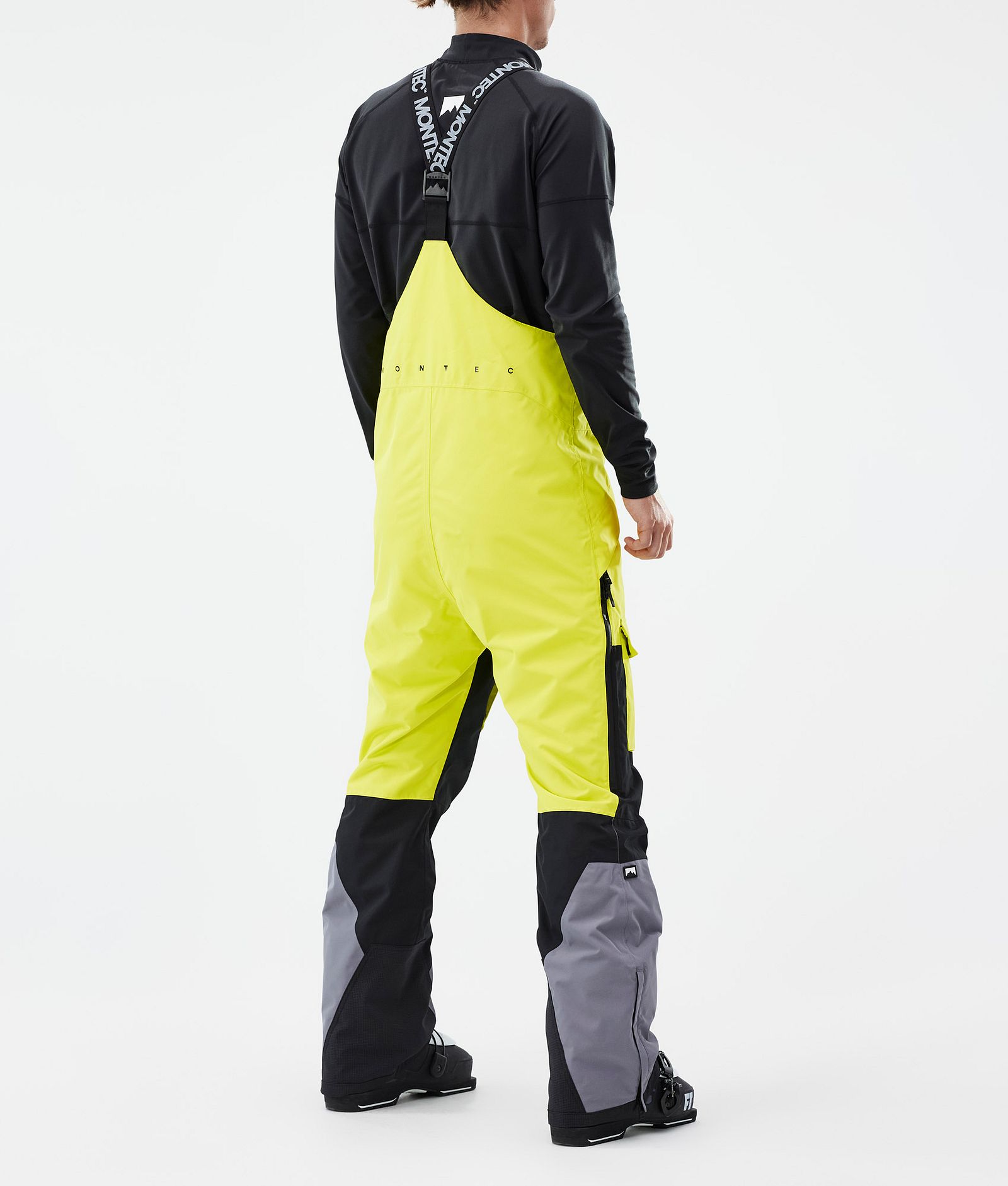 Montec Fawk Pantalones Esquí Hombre Bright Yellow/Black/Light