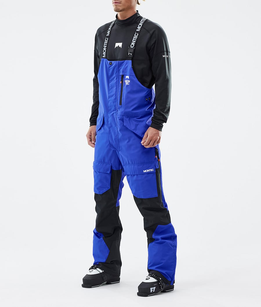 Montec Fawk Ski Pants Men Cobalt Blue/Black | Montecwear UK