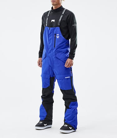 Fawk Snowboard Pants Men Cobalt Blue/Black