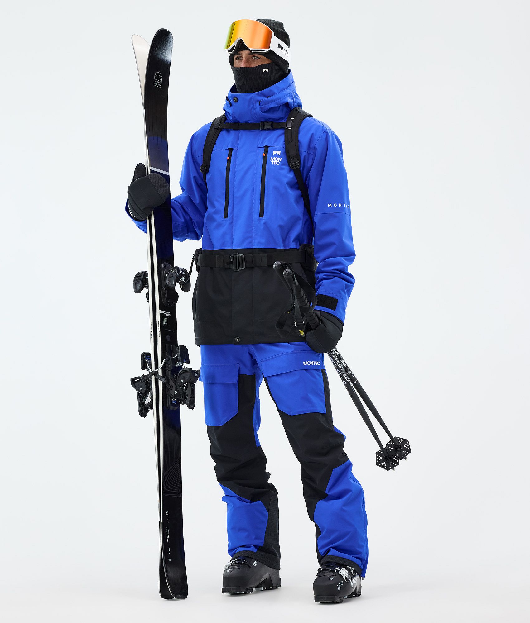 Montec Fawk Ski Pants Men Cobalt Blue/Black | Montecwear.com