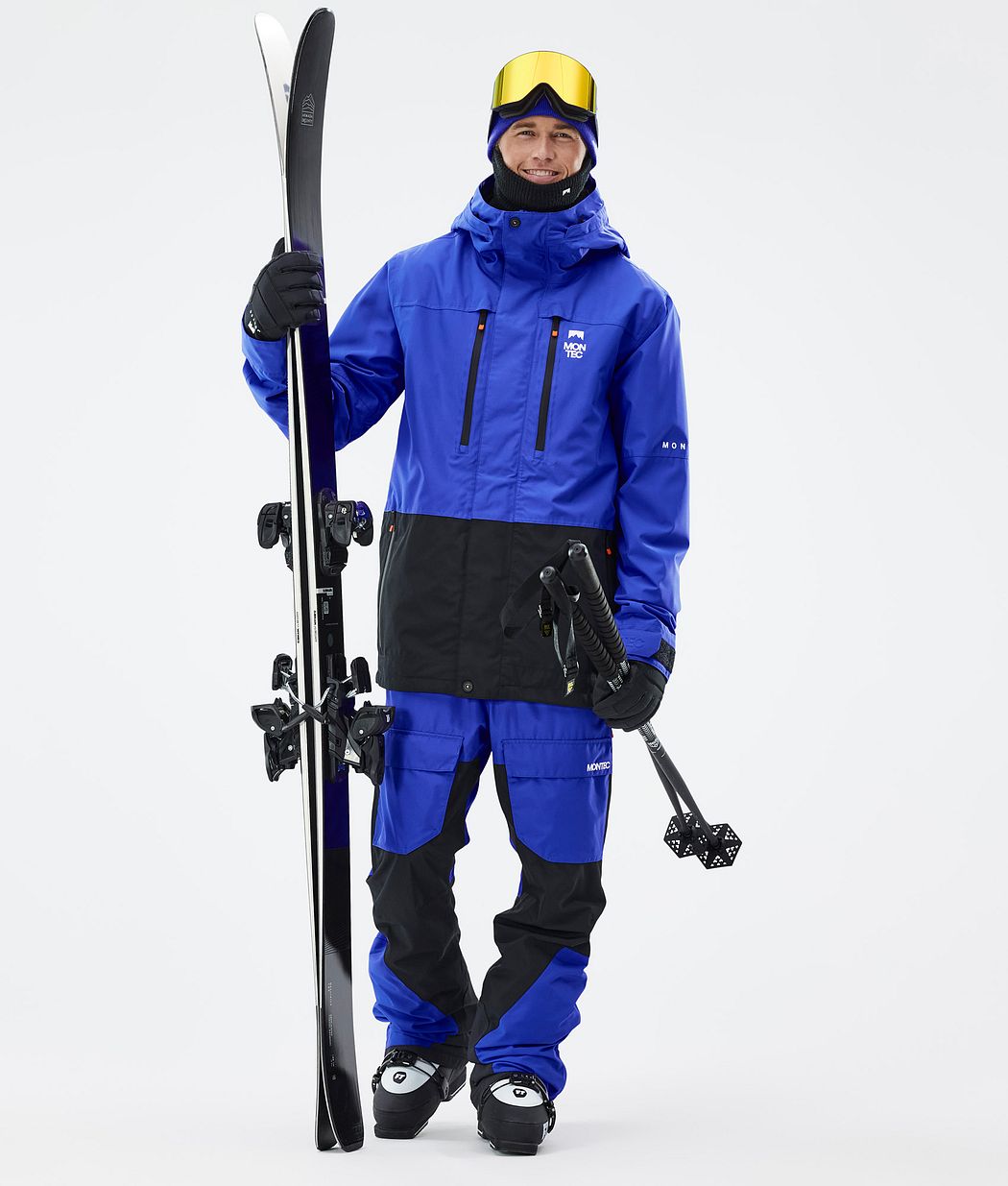 Montec Fawk Ski Pants Men Cobalt Blue/Black | Montecwear UK