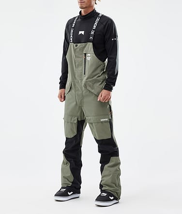 Fawk Pantalon de Snowboard Homme Greenish/Black