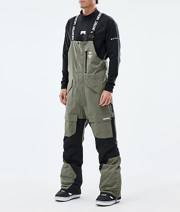 Fawk Pantalon de Snowboard Homme Greenish/Black