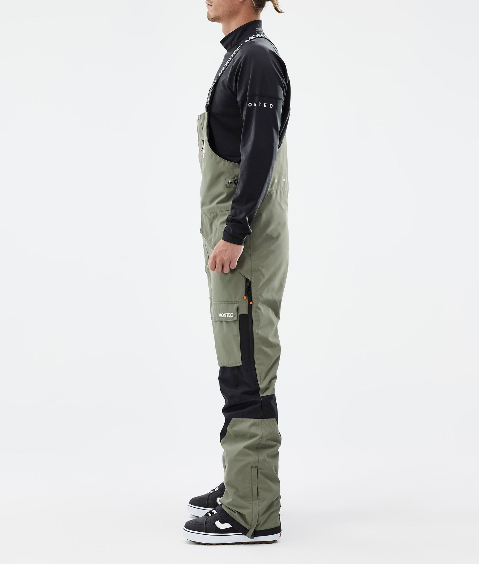 Fawk Snowboard Pants Men Greenish/Black, Image 3 of 7