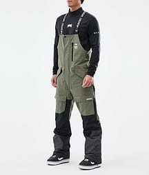 Montec Fawk スノボ パンツ メンズ Greenish/Black/Phantom