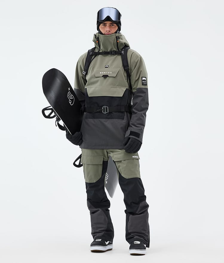 Fawk Snowboard Pants Men Greenish/Black/Phantom, Image 2 of 7