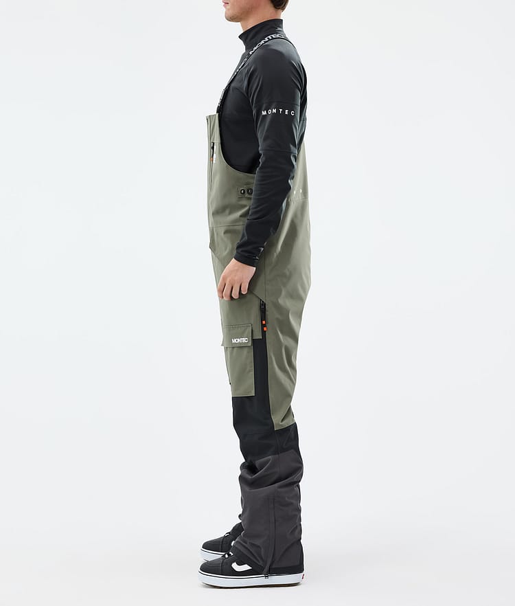 Fawk Pantalon de Snowboard Homme Greenish/Black/Phantom Renewed, Image 2 sur 6