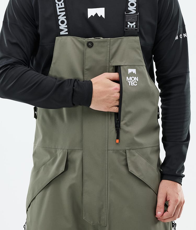 Fawk Pantalon de Snowboard Homme Greenish/Black/Phantom Renewed, Image 5 sur 6