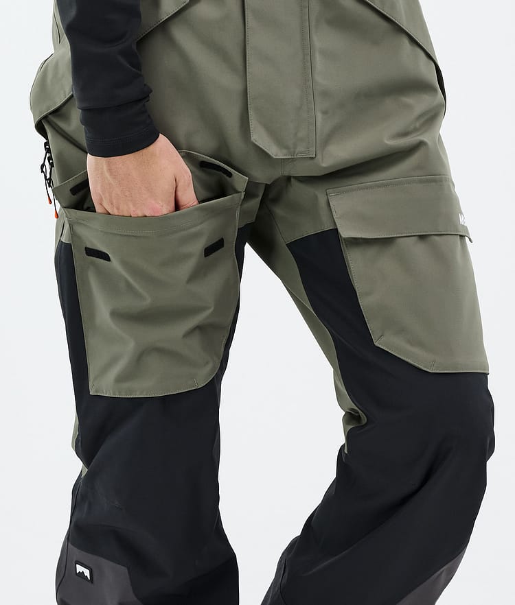 Fawk Pantalon de Snowboard Homme Greenish/Black/Phantom Renewed, Image 6 sur 6