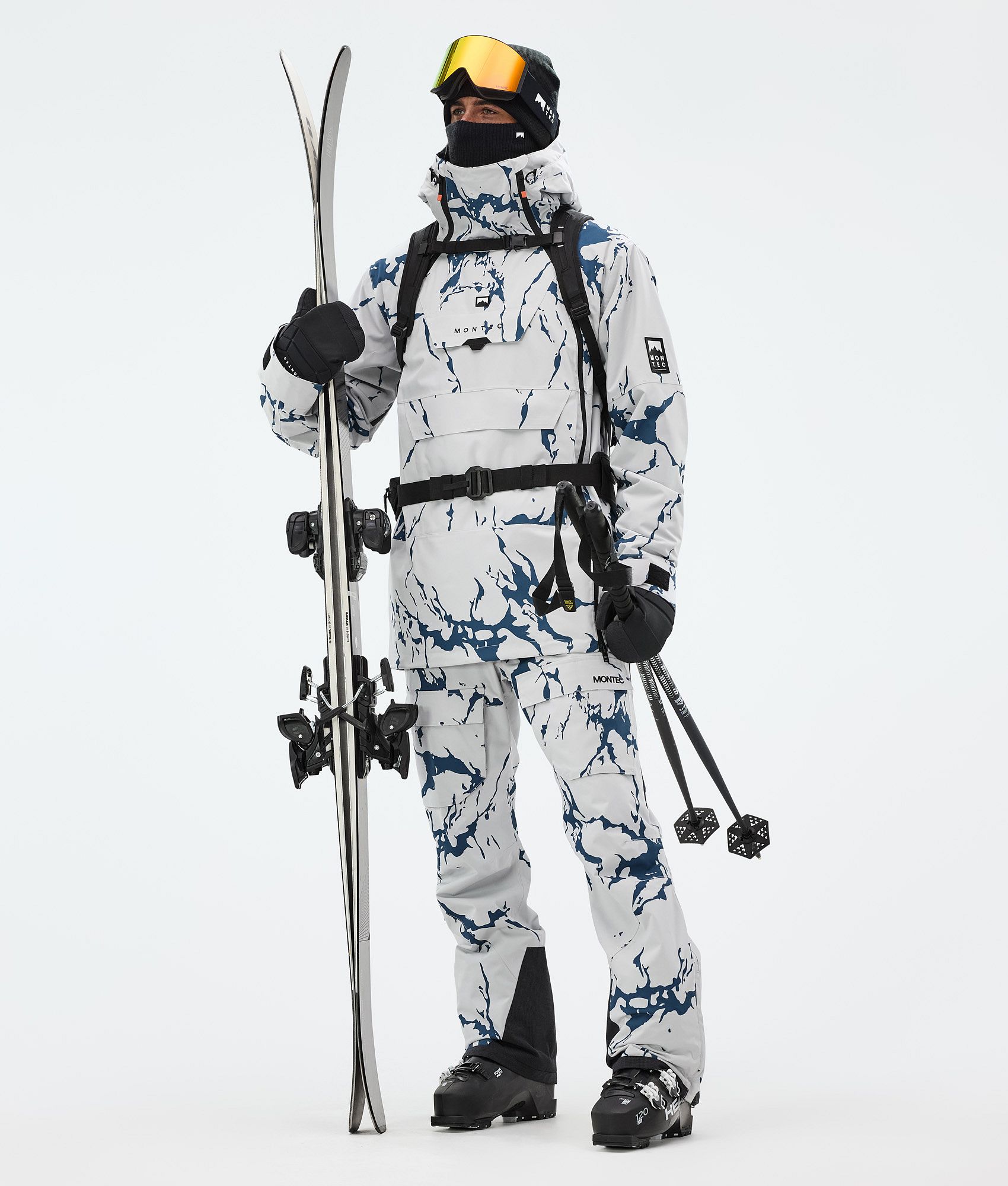 Montec Fawk スキーパンツ メンズ Ice - グレー | Montecwear.com