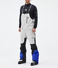 Fawk Pantalon de Ski Homme Light Grey/Black/Cobalt Blue, Image 1 sur 7