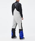 Fawk Pantalon de Snowboard Homme Light Grey/Black/Cobalt Blue