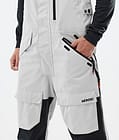 Fawk Pantalon de Snowboard Homme Light Grey/Black/Cobalt Blue, Image 5 sur 7