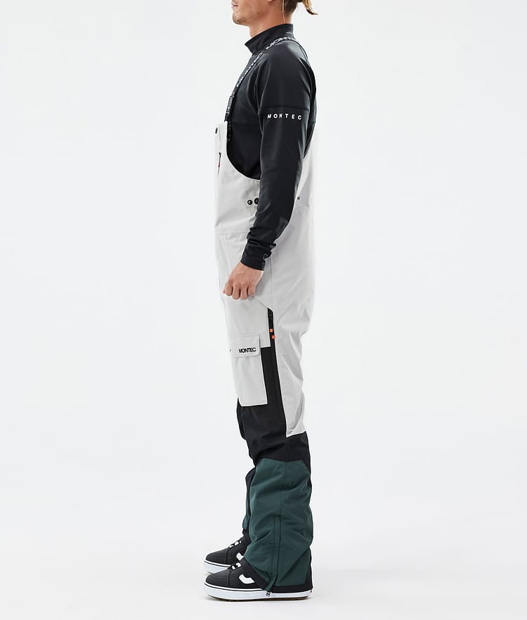 Fawk Snowboard Pants Men Light Grey/Black/Dark Atlantic Renewed, Image 3 of 7
