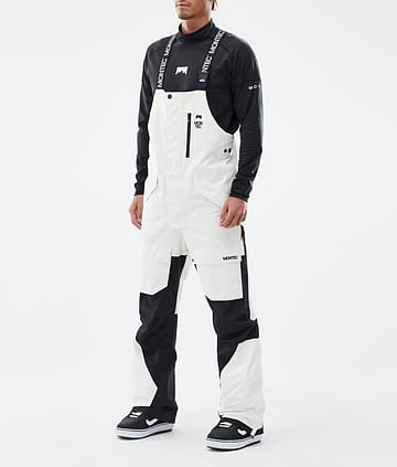 Fawk Snowboard Pants Men Old White/Black Renewed