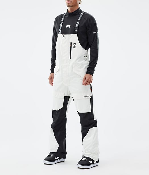 Montec Fawk Snowboard Pants Men Old White/Black