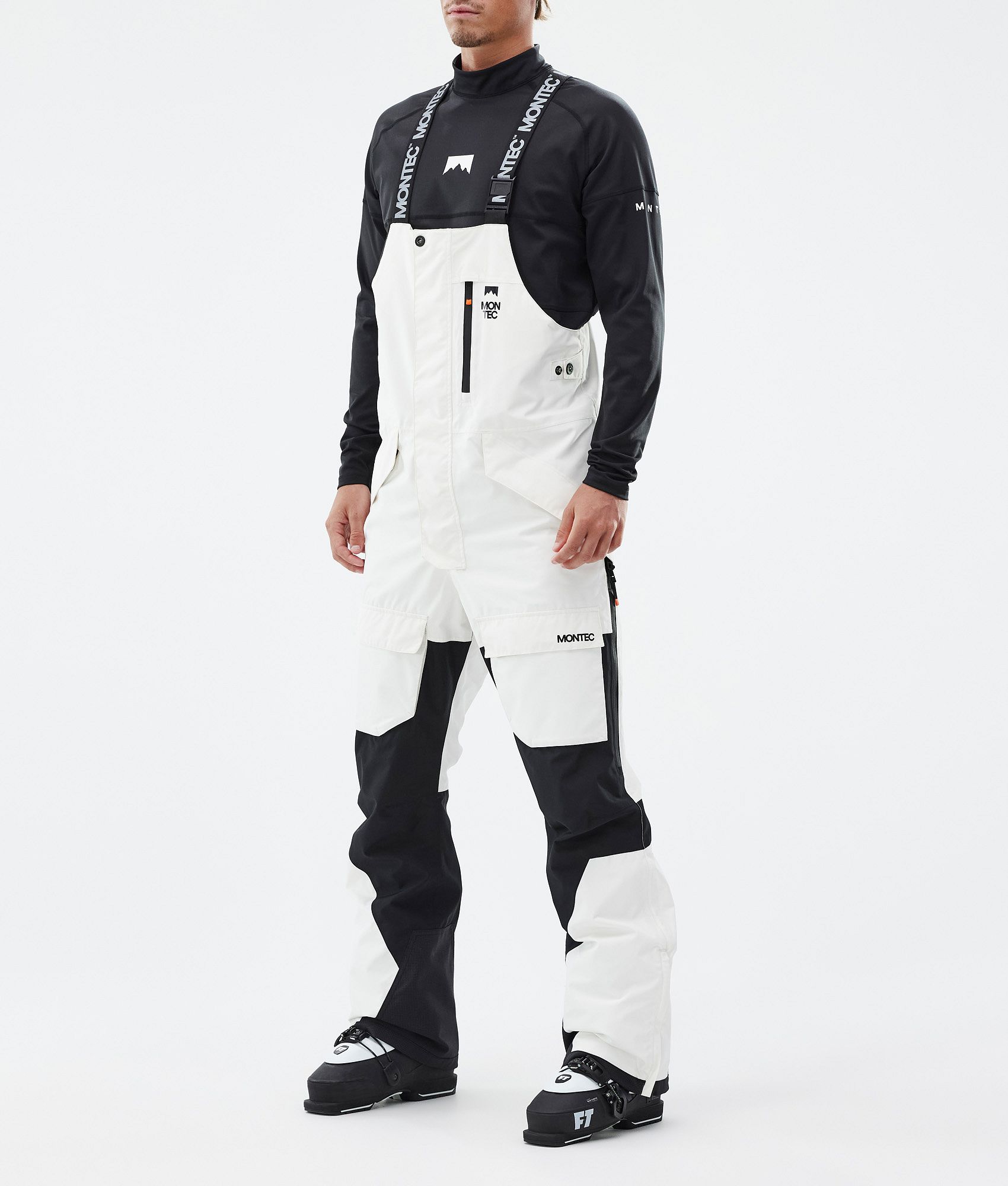 Montec Fawk Ski Pants Men Old White Black Montecwear