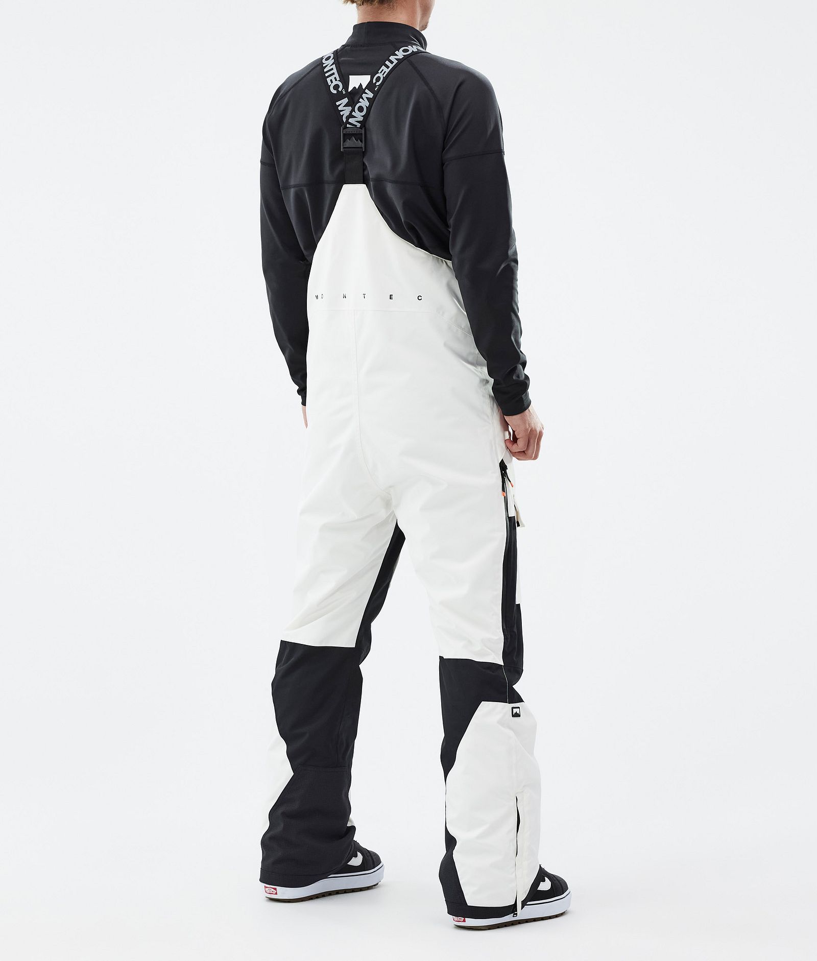 Montec Fawk Snowboard Pants Men Old White/Black | Montecwear.com