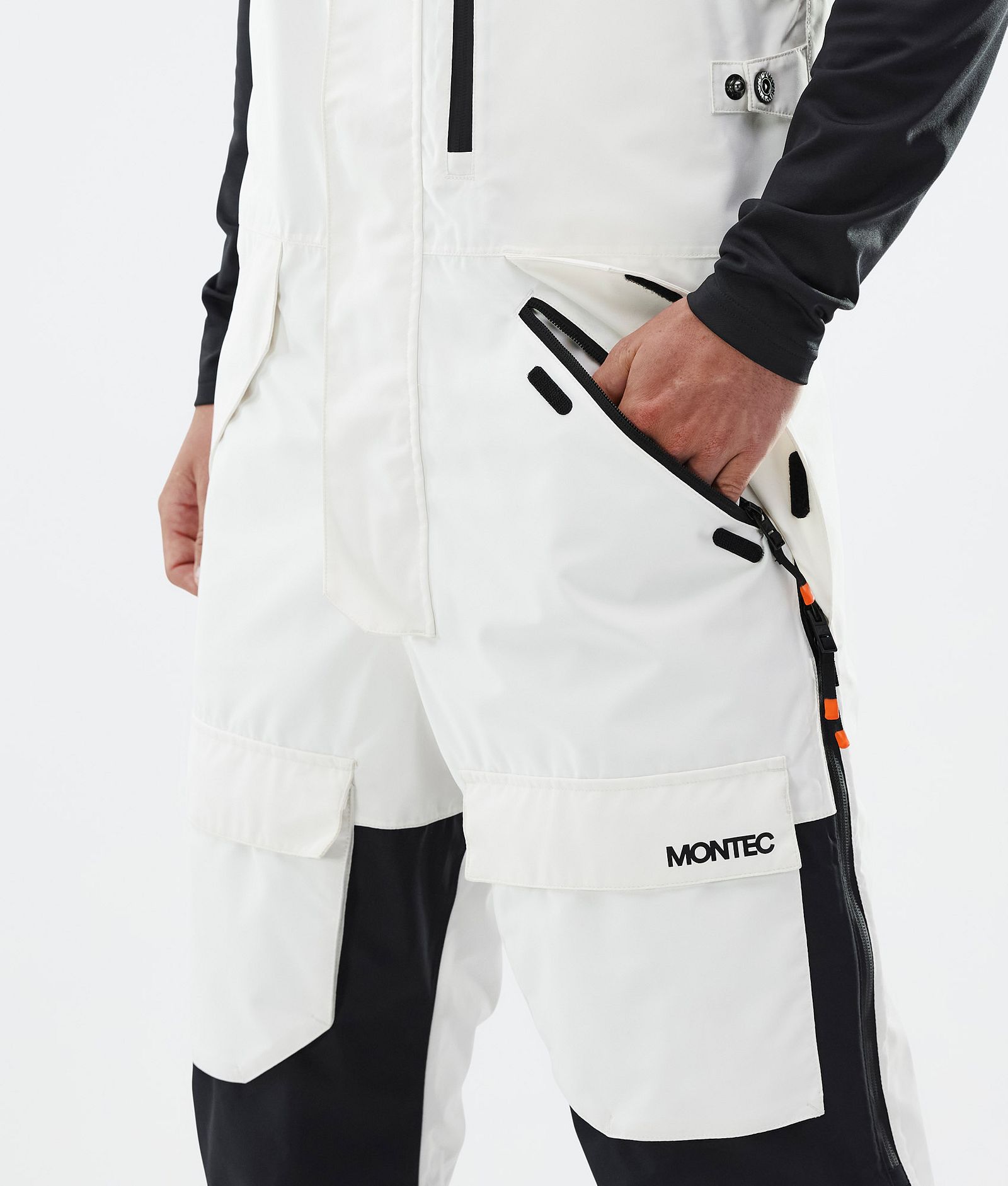 Fawk Pantalon de Ski Homme Old White/Black, Image 5 sur 7