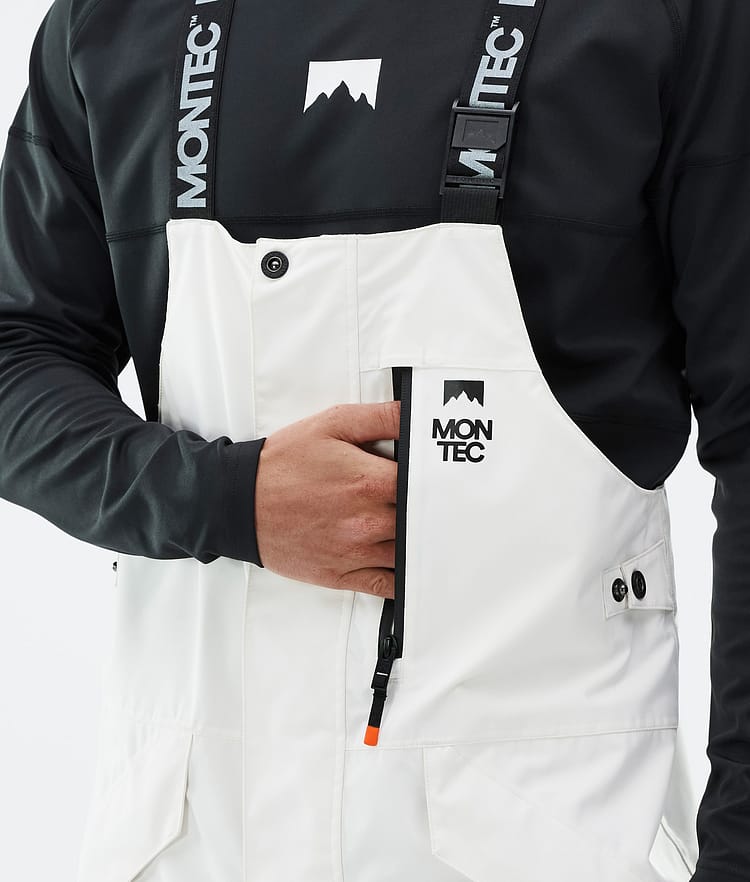 Fawk Snowboard Bukser Herre Old White/Black/Atlantic, Billede 6 af 7