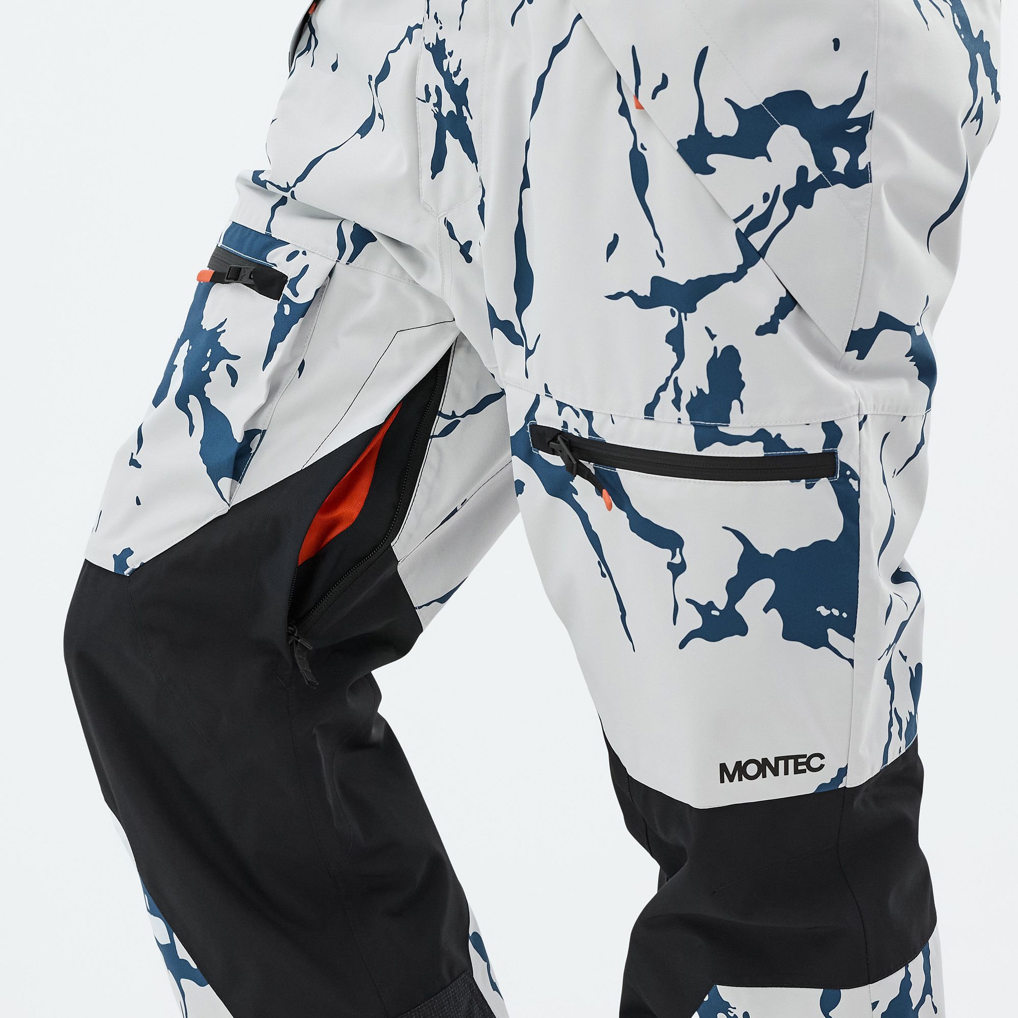Montec Arch スノボ パンツ メンズ Ice/Black - グレー | Montecwear.com