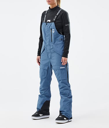 Fawk W Pantalon de Snowboard Femme Blue Steel