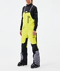 Fawk W Pantalon de Ski Femme Bright Yellow/Black/Light Pearl, Image 1 sur 7