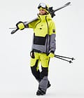 Fawk W Ski Pants Women Bright Yellow/Black/Light Pearl